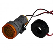 Индикатор с амперметром ENERGIO AD22-22AM желтый