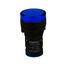 Индикатор ENERGIO AD22-22DS 220В AC синий