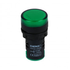 Индикатор ENERGIO AD22-22DS 220В AC зеленый