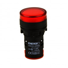 Индикатор ENERGIO AD22-22DS 220В AC красный