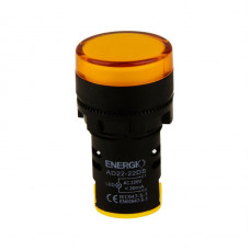 Индикатор ENERGIO AD22-22DS 220В AC желтый