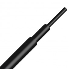 Термоусадочная трубка с клеевым слоем ENERGIO 75/25 1.22м черная