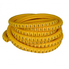 Маркер кабельный ENERGIO EC-0 цифра 5 0.75-1.5мм2 (1000шт)