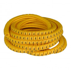 Маркер кабельный ENERGIO EC-1 цифра 4 1.5-4мм2 (1000шт)