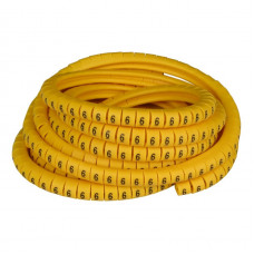 Маркер кабельный ENERGIO EC-2 цифра 6 3.1-8мм2 (500шт)