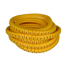 Маркер кабельный ENERGIO EC-3 цифра 3 5.2-10мм2 (350шт)