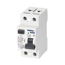УЗО ENERGIO EN-RE 2P 63А 30мА тип AC