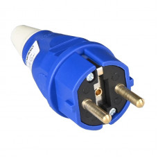 Вилка силовая переносная ENERGIO 012(2P+PE) Schuko 16A 220В IP44