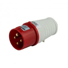 Вилка силовая переносная ENERGIO 024(3P+PE) 32A 380В IP44