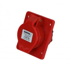 Розетка силовая встроенная ENERGIO 414(3P+PE) 16A 380В IP44