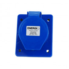 Розетка силовая встроенная ENERGIO 423(2P+PE) 32A 220В IP44