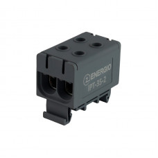 Клемма вводная силовая ENERGIO IPT 35мм2 на DIN-рейке двойная серая