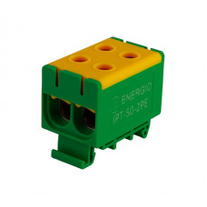 Клемма вводная силовая ENERGIO IPT 50мм2 на DIN-рейку двойная ж/з