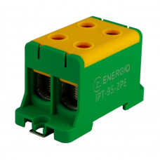 Клемма вводная силовая ENERGIO IPT 95мм2 на DIN-рейке двойная ж/з