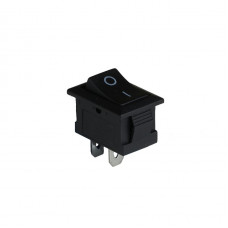 Клавишный переключатель ENERGIO KCD1-101 Bk/Bk ON-OFF 1 клавиша