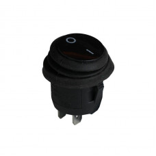 Клавишный переключатель ENERGIO KCD1-5-101W Bk/Bk ON-OFF 1 клавиша IP65