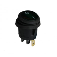 Клавишный переключатель ENERGIO KCD1-5-101WN Gn/Bk ON-OFF 1 клавиша