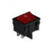 Клавишный переключатель ENERGIO KCD1-6-201N Rd/Bk ON-OFF 1 клавиша с подсветкой