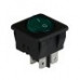 Клавишный переключатель ENERGIO KCD2-10-201 Gn/Bk ON-OFF 1 клавиша