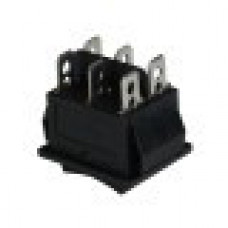 Клавишный переключатель ENERGIO KCD2-203 Bk/Bk ON-OFF-ON 1 клавиша