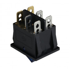 Клавишный переключатель ENERGIO KCD2-2101N Bl+Yl/Bk ON-OFF 2 клавиши с подсветкой