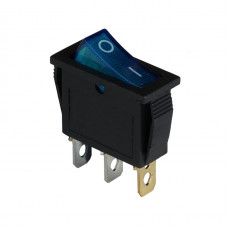 Клавишный переключатель ENERGIO KCD3-101N Bl/Bk ON-OFF 1 клавиша с подсветкой