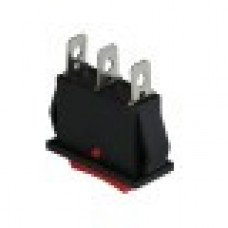 Клавишный переключатель ENERGIO KCD3-103 Rd/Bk ON-OFF-ON 1 клавиша