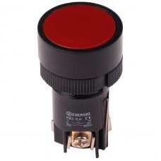 Кнопка ENERGIO LAY5-EH145 СТОП с фиксацией красная NO+NC