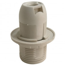 Патрон ENERGIO E14 пластиковый с кольцом люстровый.