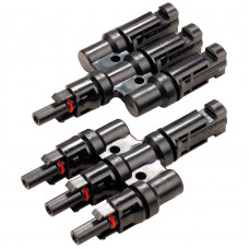 Коннектор для солнечных панелей ENERGIO MC4 50А 1-3 тройной