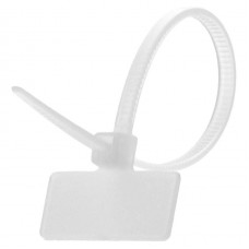 Кабельная стяжка с маркировкой ENERGIO 3.2x215 белая (100шт)