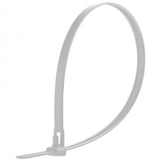 Кабельная стяжка многоразовая ENERGIO 7.5x300 белая (100шт)