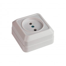 Розетка накладная ENERGIO 10А одинарная б/у