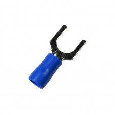 Наконечник изолированный вилочный ENERGIO SV2-6 синий (100шт)