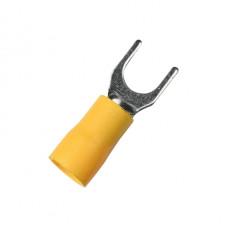 Наконечник изолированный вилочный ENERGIO SV5.5-4 желтый (100шт)