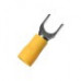 Наконечник изолированный вилочный ENERGIO SV5.5-4 желтый (100шт)