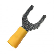 Наконечник изолированный вилочный ENERGIO SV5.5-6 желтый (100шт)