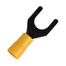 Наконечник изолированный вилочный ENERGIO SV5.5-8 желтый (100шт)