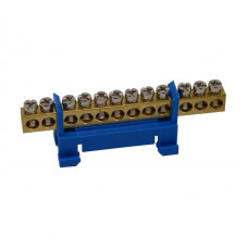 Шина нулевая ENERGIO на DIN-рейке 12 отв.