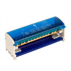 Шина нулевая в корпусе ENERGIO на DIN-рейке 2/15.