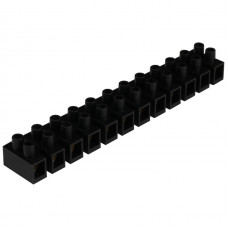 Клеммная колодка зажимная ENERGIO 12.40 100A H-образная черная PP