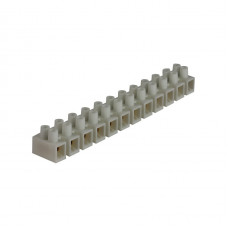 Клеммная колодка зажимная ENERGIO 12.25 60A H-образная PP белая