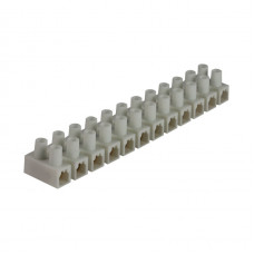 Клеммная колодка зажимная ENERGIO 12.35 80A H-образная PP белая