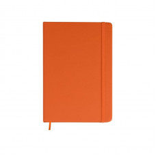 Блокнот А5 в линейку с закладкой (80 листов) оранжевый