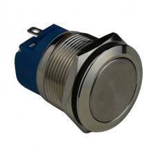 Кнопка металлическая ENERGIO TYJ22-311 плоская с фиксацией NO