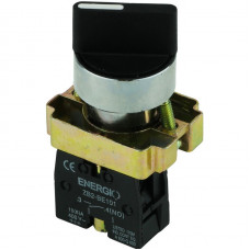 Переключатель секторный ENERGIO XB2-BD21 1-0 с фиксацией NO