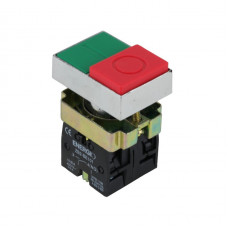 Кнопка ENERGIO XB2-BL8425 ПУСК/СТОП зеленая+красная выступающая NO+NC