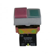 Кнопка ENERGIO XB2-BL9425 ПУСК/СТОП зеленая+красная выступающая NO+NC IP65