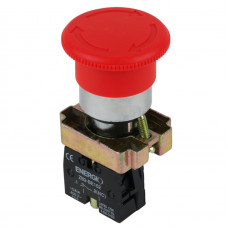 Кнопка ENERGIO XB2-BS542 грибок 40мм с фиксацией NC