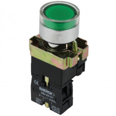 Кнопка ENERGIO XB2-BW3371 ПУСК с индикатором зеленая NO